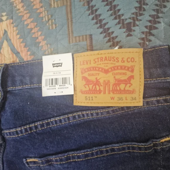Levi's Men's 511 Slim Jeans. #1351 - Picture 5 of 7